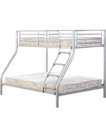Tandi Triple Sleeper Bunk Bed - Silver | Murphy Furniture