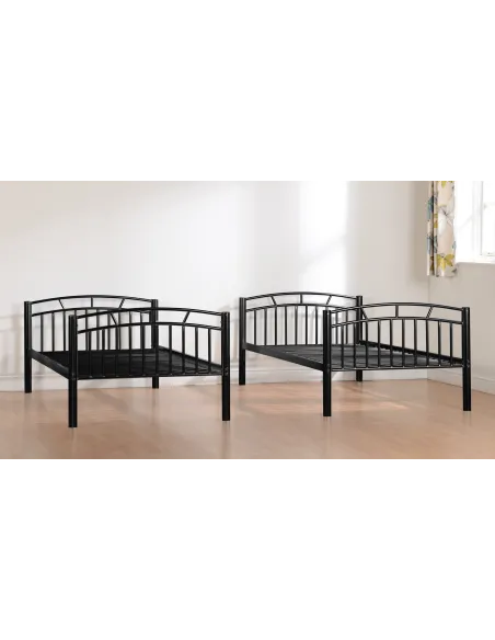 Ventura 3FT Bunk Bed - Black | Murphy Furniture