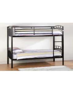 Ventura 3FT Bunk Bed - Black | Murphy Furniture