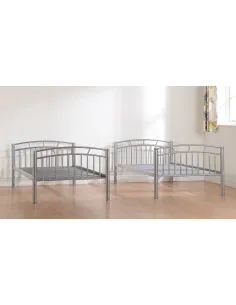 Ventura 3FT Bunk Bed - Silver | Murphy Furniture 2