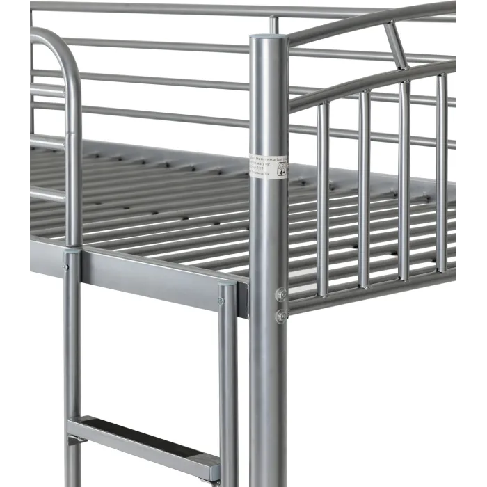 Ventura 3FT Bunk Bed - Silver | Murphy Furniture