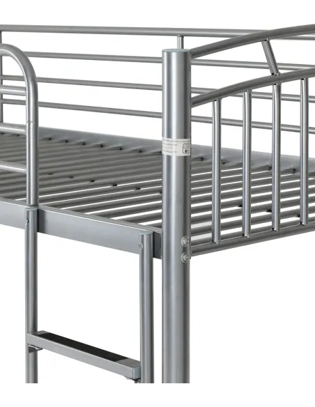 Ventura 3FT Bunk Bed - Silver | Murphy Furniture