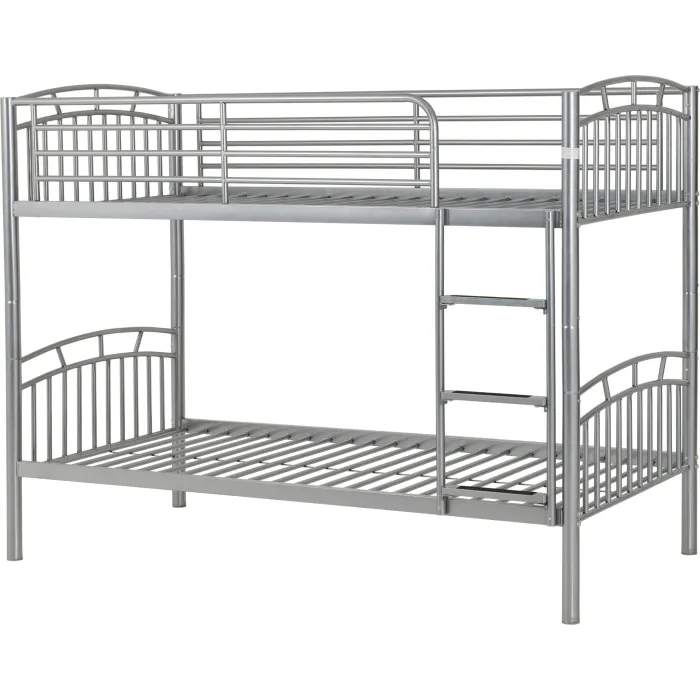 Ventura 3FT Bunk Bed - Silver | Murphy Furniture