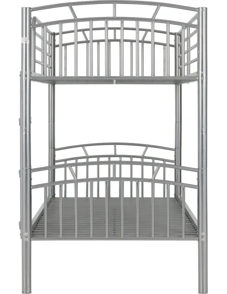Ventura 3FT Bunk Bed - Silver | Murphy Furniture