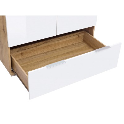 Cheshire 2 Door 1 Drawer Wardrobe - Tach | Murphy Furniture
