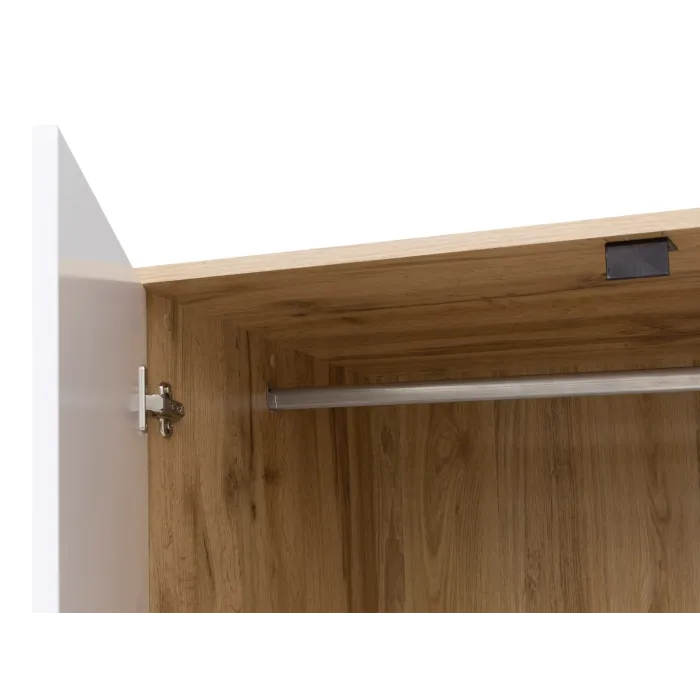 Cheshire 2 Door 1 Drawer Wardrobe - Tach | Murphy Furniture