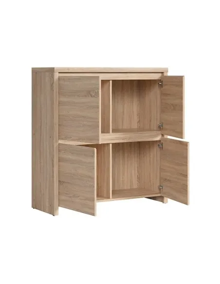 Lincoln 4 Door Storage Locker - Sonoma O | Murphy Furniture