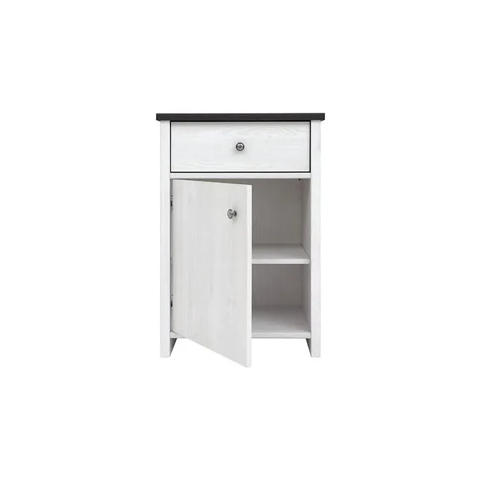 Hampshire 1 Door 1 Drawer Bedside - Lari | Murphy Furniture