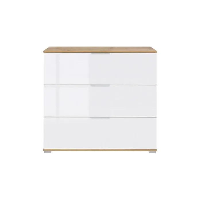 Cheshire 3 Drawer Chest - Sonoma Oak | Murphy Furniture