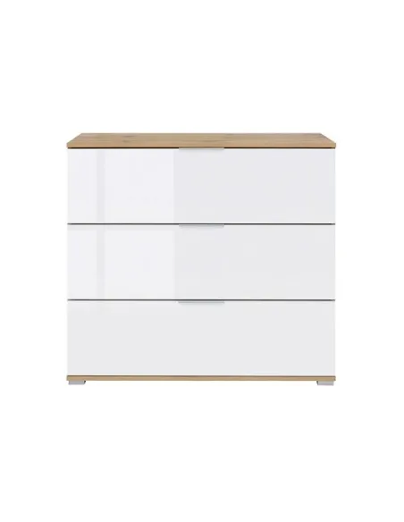 Cheshire 3 Drawer Chest - Sonoma Oak | Murphy Furniture