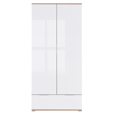 Cheshire 2 Door 1 Drawer Wardrobe - Tach | Murphy Furniture
