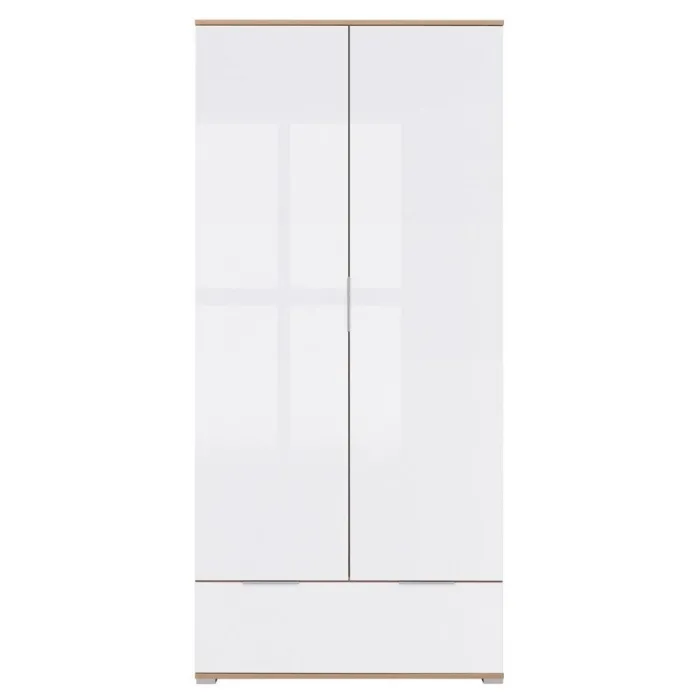 Cheshire 2 Door 1 Drawer Wardrobe - Tach | Murphy Furniture