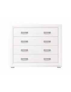 Oxford 4 Drawer Chest - White Alpine | Murphy Furniture 2