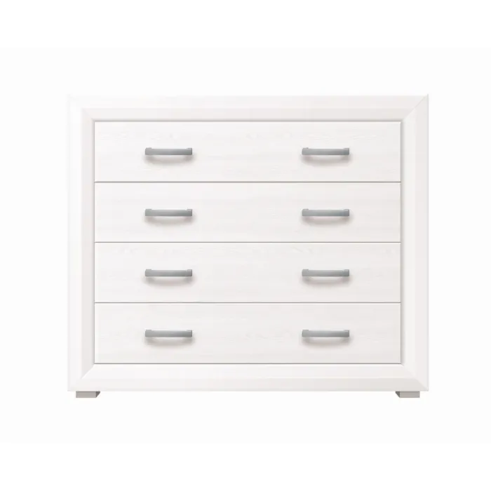 Oxford 4 Drawer Chest - White Alpine | Murphy Furniture