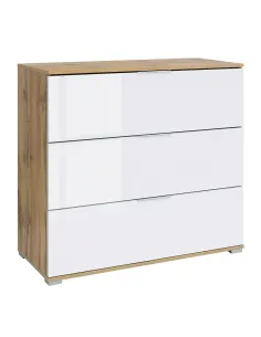 Cheshire 3 Drawer Chest - Sonoma Oak | Murphy Furniture 2