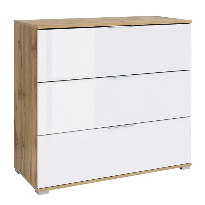 Cheshire 3 Drawer Chest - Sonoma Oak | Murphy Furniture