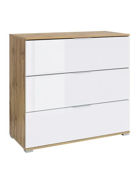 Cheshire 3 Drawer Chest - Sonoma Oak | Murphy Furniture