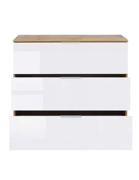 Cheshire 3 Drawer Chest - Sonoma Oak | Murphy Furniture
