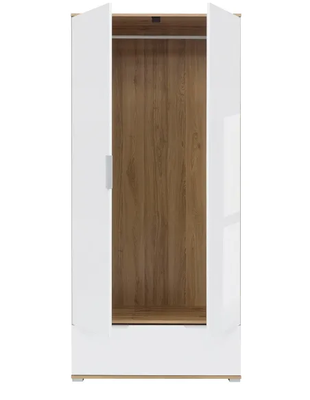 Cheshire 2 Door 1 Drawer Wardrobe - Tach | Murphy Furniture