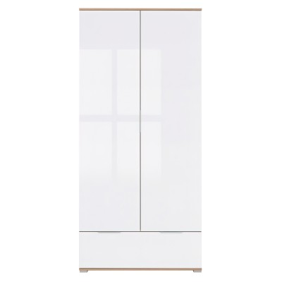 Cheshire 2 Door 1 Drawer Wardrobe - Tach | Murphy Furniture