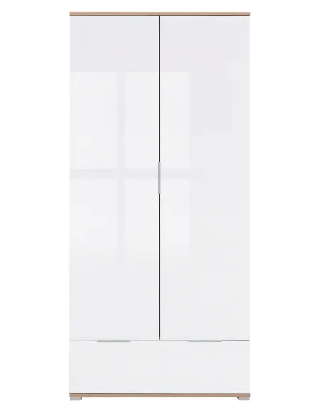 Cheshire 2 Door 1 Drawer Wardrobe - Tach | Murphy Furniture