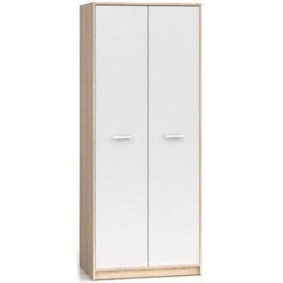 Devon 2 Door Combined Wardrobe - Sonoma | Murphy Furniture