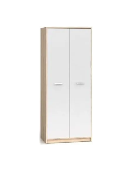 Devon 2 Door Combined Wardrobe - Sonoma | Murphy Furniture