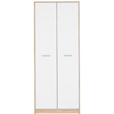 Devon 2 Door Combined Wardrobe - Sonoma | Murphy Furniture