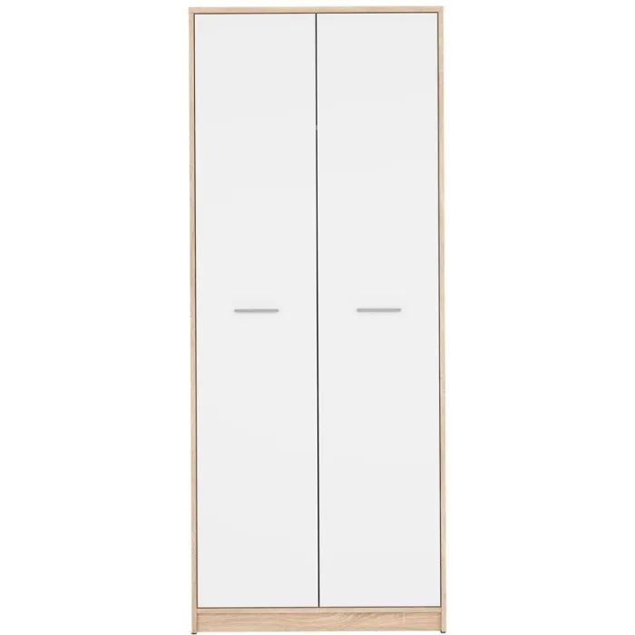Devon 2 Door Combined Wardrobe - Sonoma | Murphy Furniture