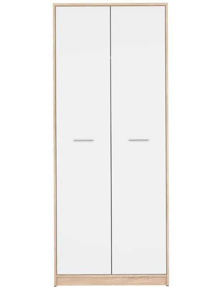 Devon 2 Door Combined Wardrobe - Sonoma | Murphy Furniture