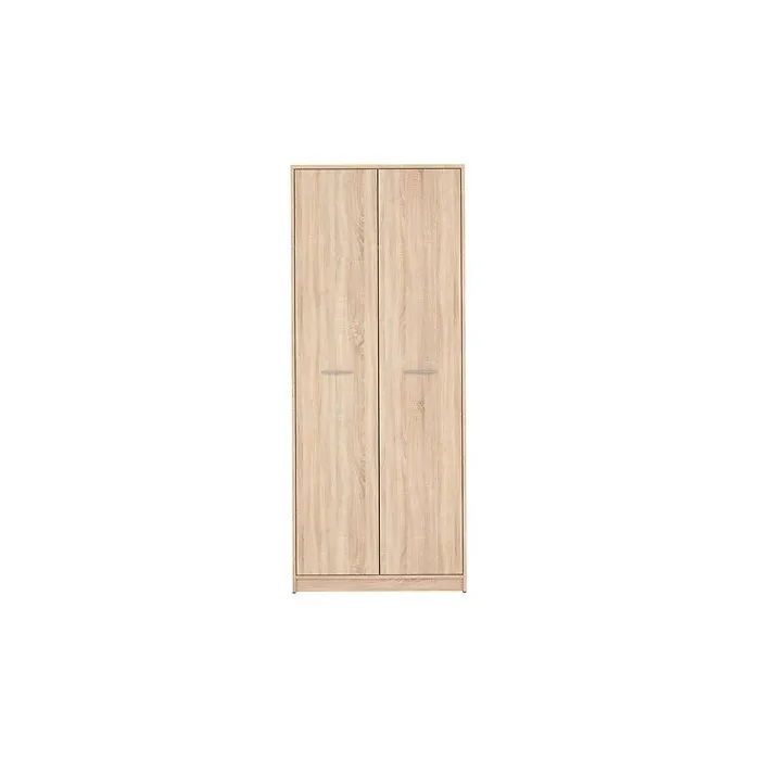 Devon 2 Door Combined Wardrobe - Sonoma | Murphy Furniture