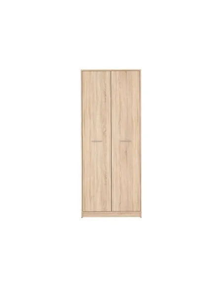 Devon 2 Door Combined Wardrobe - Sonoma | Murphy Furniture