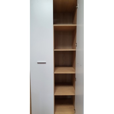 Devon 2 Door Combined Wardrobe - Sonoma | Murphy Furniture